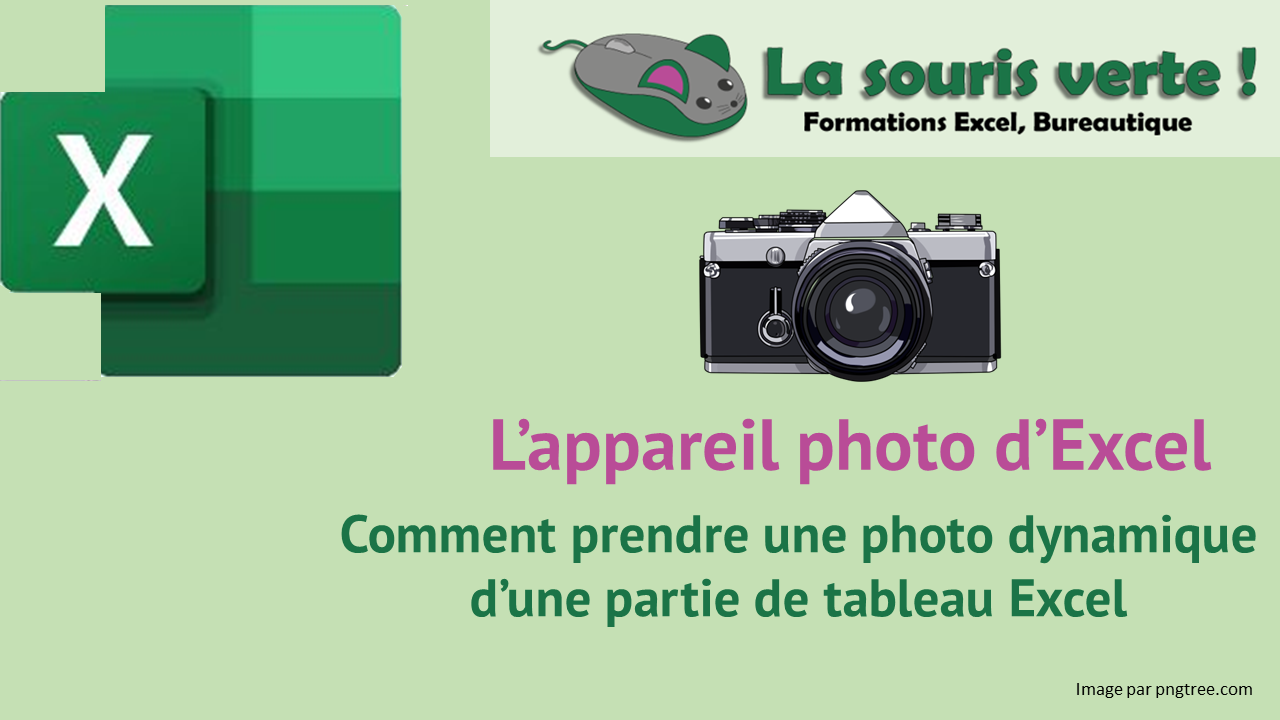 You are currently viewing L’appareil photo sur Excel